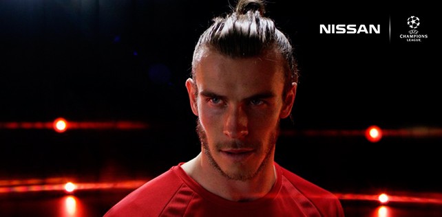 GARETH BALE & SERGIO AGUERO: NISSAN UEFA CHAMPIONS LEAGUE AMBASSADORS